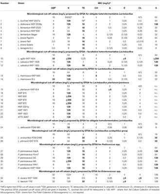 Antimicrobial Susceptibility of Lactic Acid Bacteria Strains of Potential Use as Feed Additives - The Basic Safety and Usefulness Criterion